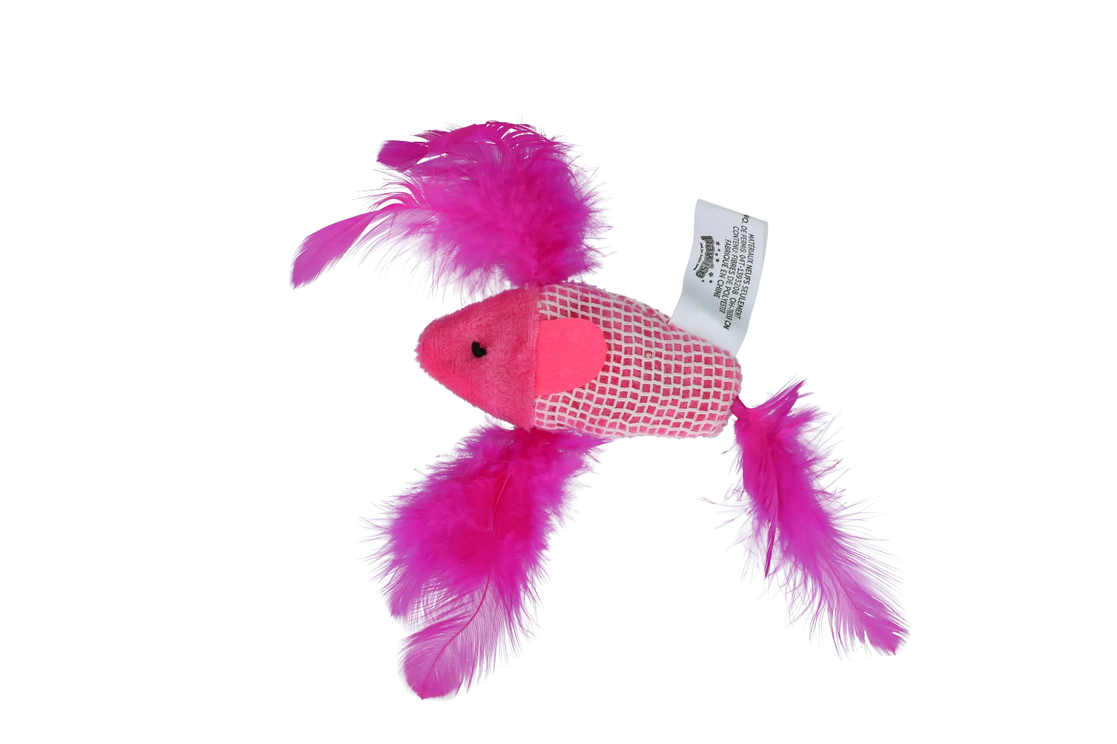 Pește jucărie pentru pisici cu catnip și pene – Pawise 100% Catnip Toy Vis - imagine 4