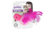 Jucărie în formă de pasăre pentru pisici, cu catnip și pene – Pawise 100% Catnip Toy Vogel - imagine 2