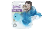 Jucărie în formă de pasăre pentru pisici, cu catnip și pene – Pawise 100% Catnip Toy Vogel - imagine 3