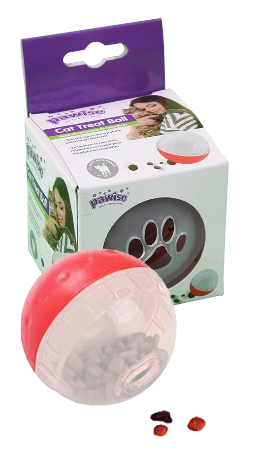 Minge pentru recompense pentru pisici, ø 8 cm – Pawise Cat Treat Ball - imagine 2