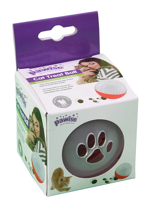 PAWI281945.jpg Minge pentru recompense pentru pisici, ø 8 cm – Pawise Cat Treat Ball - imagine 1