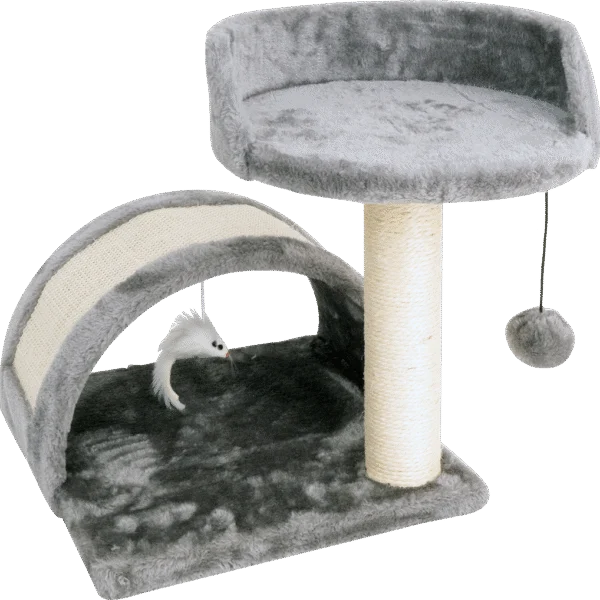 Stâlp de zgâriat în formă de ciupercă, cu jucărie, ø 30 x 40 cm – Pawise Mushroom Scratching Post