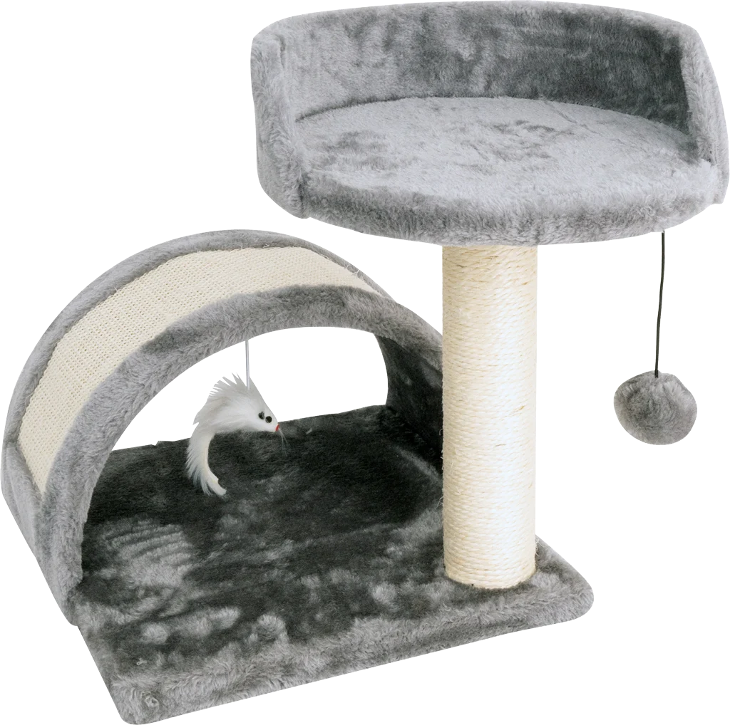 Stâlp de zgâriat în formă de ciupercă, cu jucărie, ø 30 x 40 cm – Pawise Mushroom Scratching Post - imagine 1