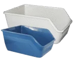 Litieră cu margini înalte S, 47 x 38 x 21 cm – Pawise High-back Litter pan S - imagine 2