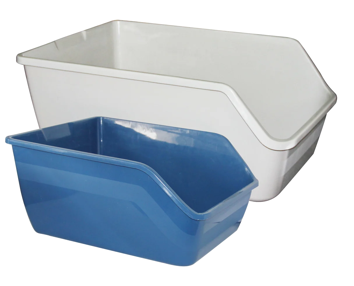 Litieră cu margini înalte S, 47 x 38 x 21 cm – Pawise High-back Litter pan S - imagine 2