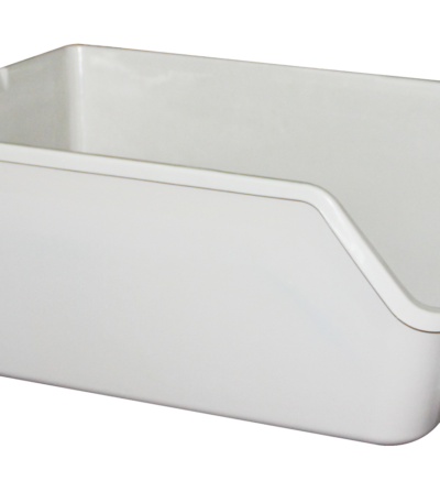 Litieră pentru pisici cu margini înalte L – Pawise High-back Litter pan L