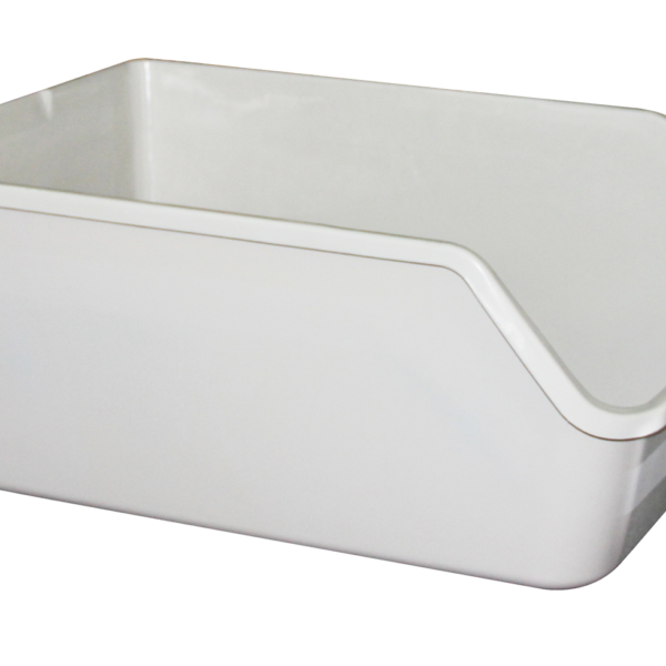 Litieră pentru pisici cu margini înalte L – Pawise High-back Litter pan L