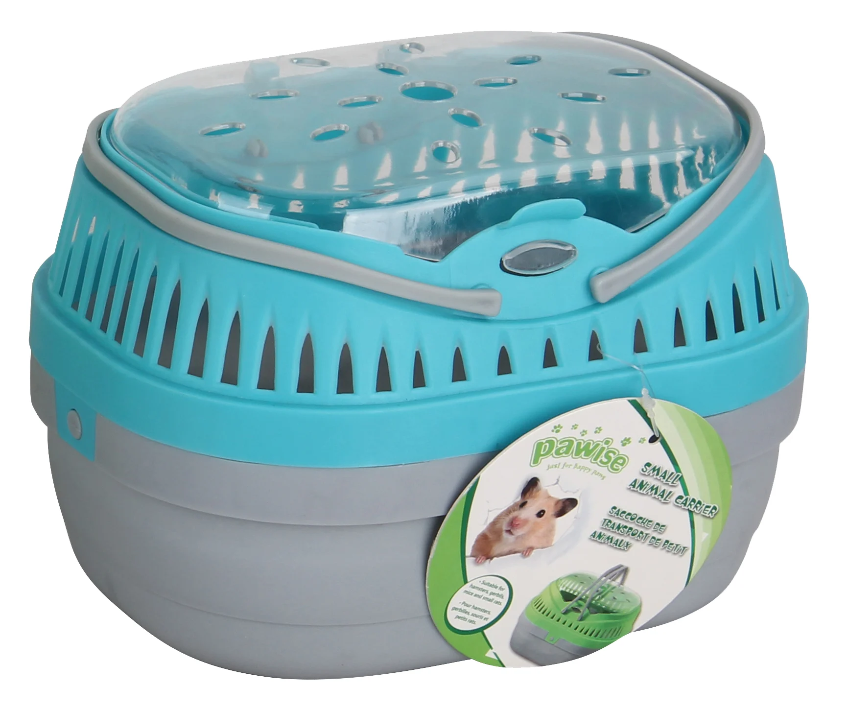 Transportor pentru rozătoare, 23 x 17 x 15,5 cm – Pawise Small Pet Carrier S - imagine 1