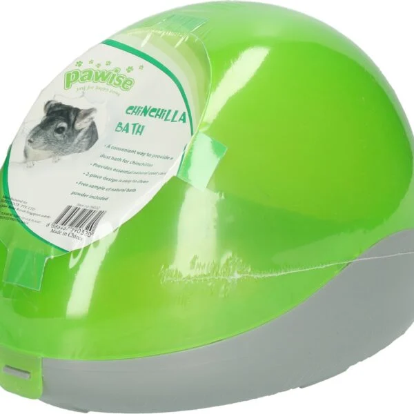 Baie de nisip pentru chinchilla, cu nisip pentru baie – Pawise Chinchilla Bath