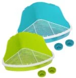 Toaletă pentru rozătoare, pentru cuști cu gratii, 32 x 22 x 14,5 cm – Pawise Litter Pan S - imagine 4