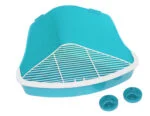 Toaletă pentru rozătoare, pentru cuști cu gratii, 32 x 22 x 14,5 cm – Pawise Litter Pan S - imagine 5