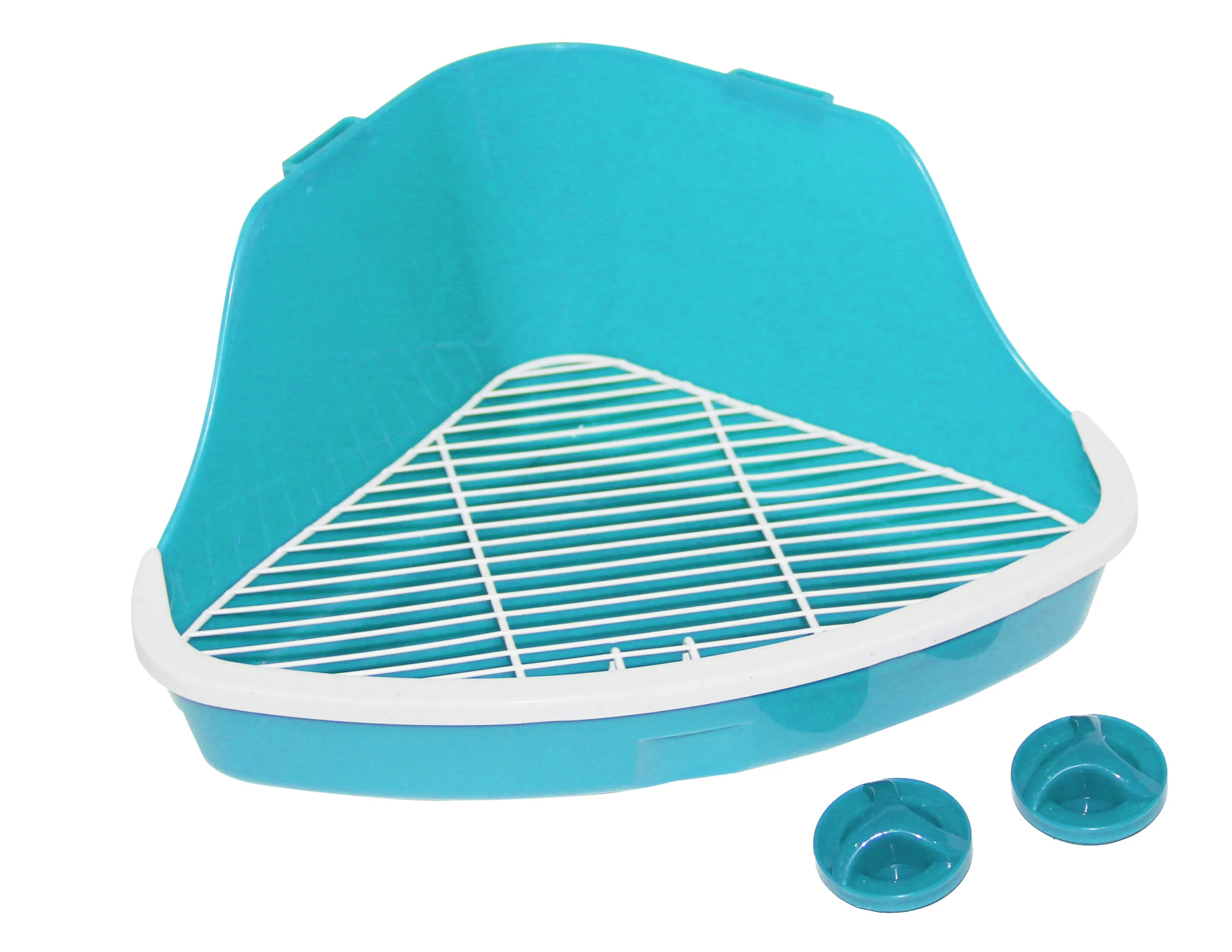 Toaletă pentru rozătoare, pentru cuști cu gratii, 32 x 22 x 14,5 cm – Pawise Litter Pan S - imagine 5