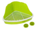 Toaletă pentru rozătoare, pentru cuști cu gratii, 32 x 22 x 14,5 cm – Pawise Litter Pan S - imagine 3