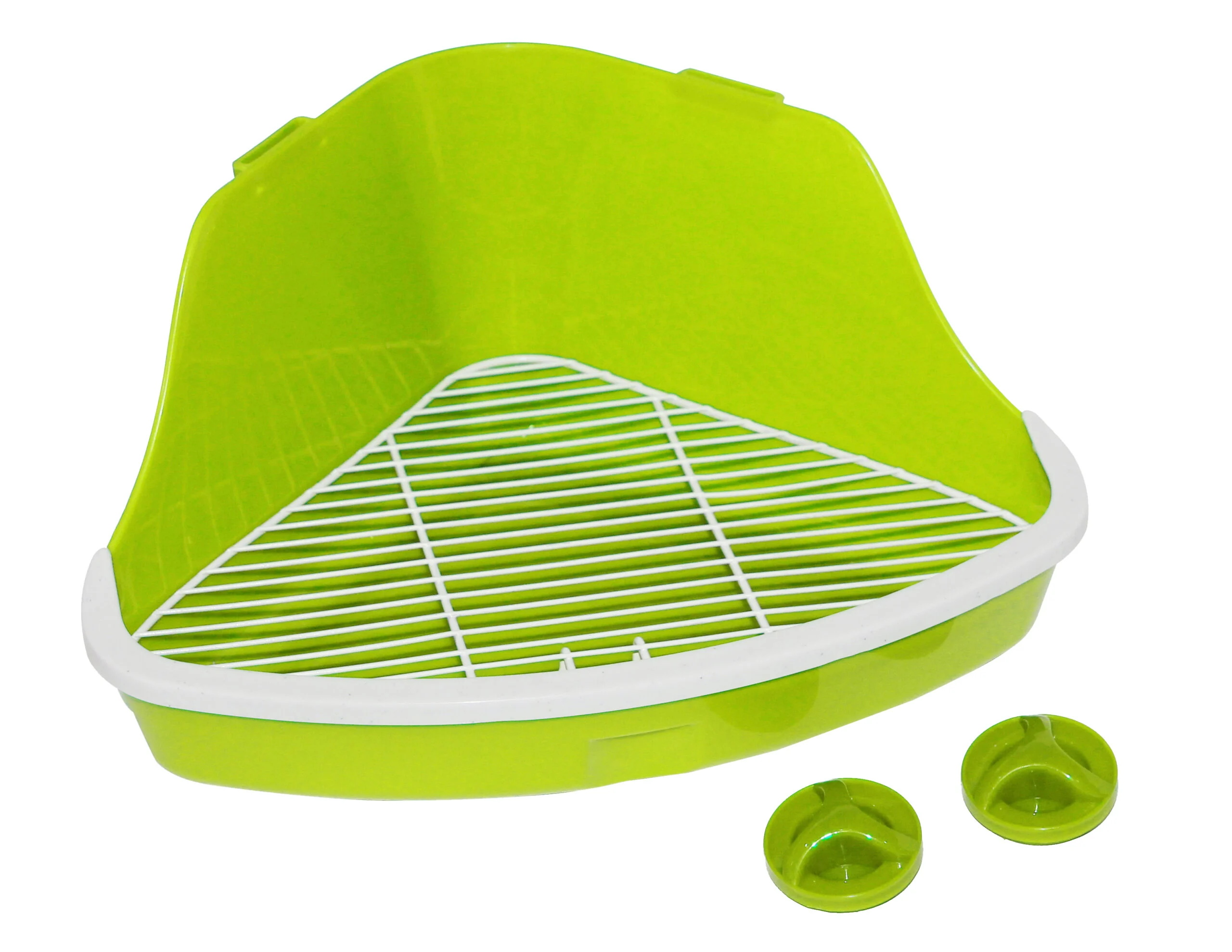 Toaletă pentru rozătoare, pentru cuști cu gratii, 32 x 22 x 14,5 cm – Pawise Litter Pan S - imagine 3