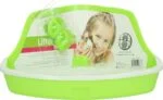 Toaletă pentru rozătoare, pentru cuști cu gratii, 32 x 22 x 14,5 cm – Pawise Litter Pan S