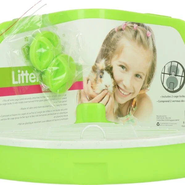 Toaletă pentru rozătoare, pentru cuști cu gratii, 32 x 22 x 14,5 cm – Pawise Litter Pan S