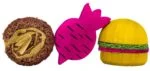 Cuburi de ros din lemn și lufă pentru iepuri și rozătoare – Pawise Wooden Loofah Pretty Toys No2 - imagine 2