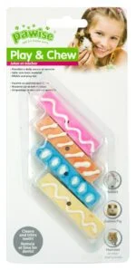 Gustare pentru rozătoare, pentru iepuri și porcușori de Guineea, 6 cm – Pawise Play & Chew Mineral Candy