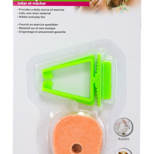Morcov de ros pentru iepuri și cobai, grosime de 1 cm – Pawise Play & Chew Salt Carrot