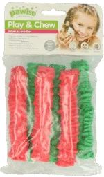 Pop de ros pentru iepuri și cobai, 12 x 2,5 cm – Pawise Play & Chew Pops L
