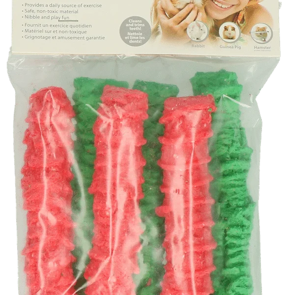 Pop de ros pentru iepuri și cobai, 12 x 2,5 cm – Pawise Play & Chew Pops L