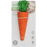 Jucărie de ros pentru iepuri și rozătoare, colorată – Pawise Play & Chew Carrot - imagine 2
