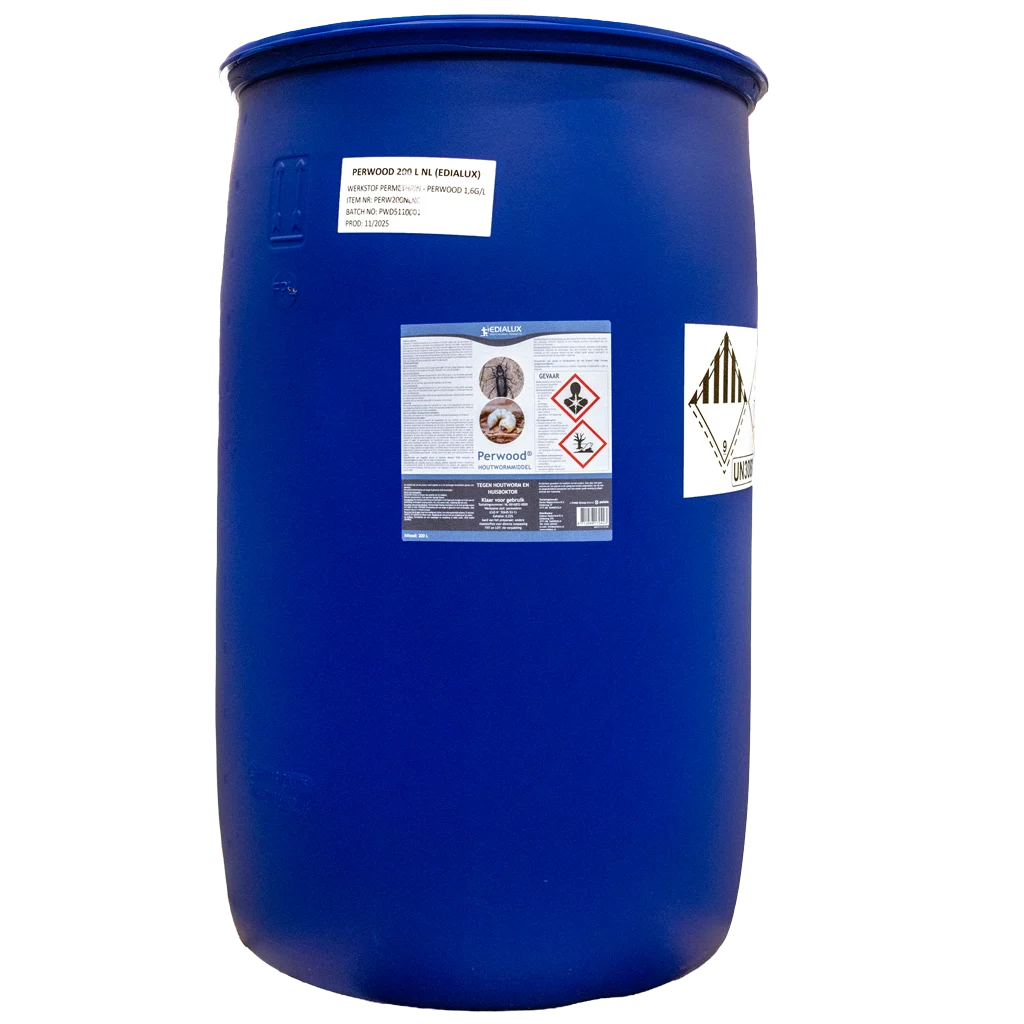 Produs împotriva cariilor de lemn cu Permethrin 200 l – Edialux Perwood - imagine 1