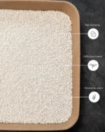 Așternut tofu pentru litieră automată, aglomerant, 3,5 kg – Petlux Cassave Tofu - imagine 4
