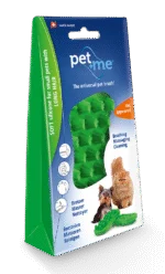 Perie din silicon pentru pisici cu păr lung, verde – Pet + Me Cat Hair Brush