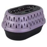 Cușcă de transport pentru pisici cu deschidere superioară, mov, 48,3 x 31,8 x 27,4 cm – Petmate Top Load Cat Kennel