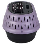 Cușcă de transport pentru pisici cu deschidere superioară, mov, 48,3 x 31,8 x 27,4 cm – Petmate Top Load Cat Kennel - imagine 4