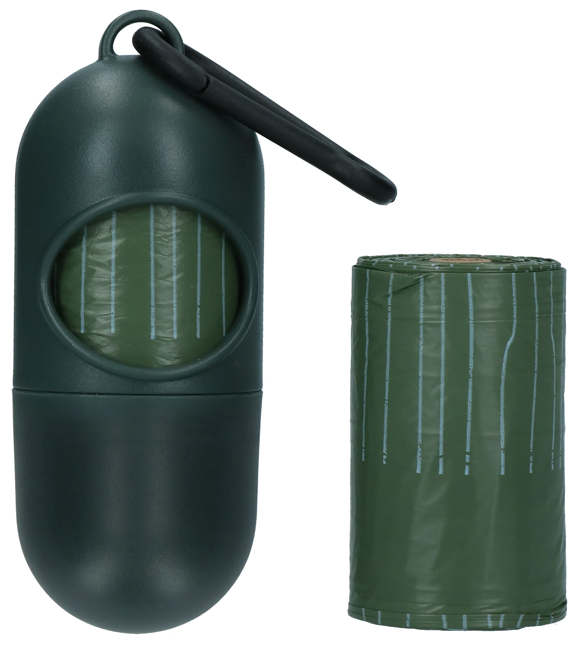 Dispenser pentru pungi de excremente, cu 15 pungi biodegradabile, miros de lavandă – PoopyGo - imagine 5