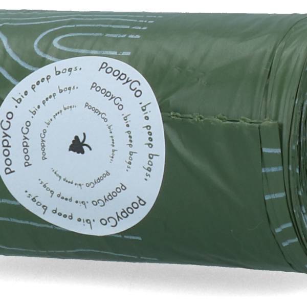 Săculețe biodegradabile pentru excremente de câine, cu parfum de lavandă, 1 rolă – PoopyGo Eco friendly single roll