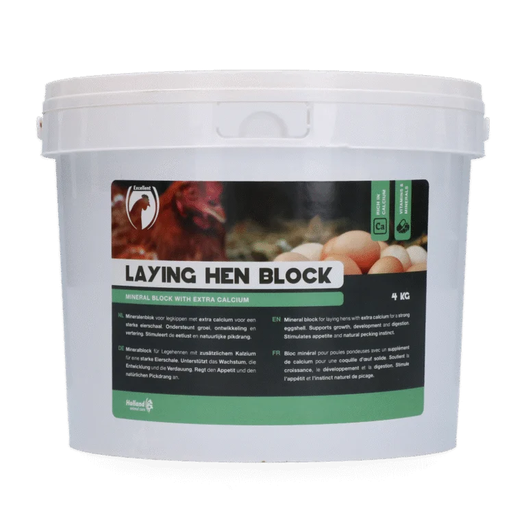 Bloc de ciugulit pentru găini ouătoare, cu calciu, 4 kg – Excellent