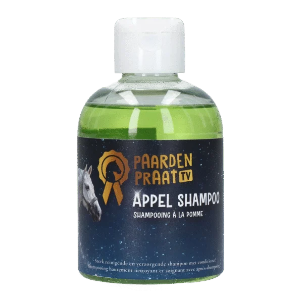 Șampon pentru cai cu balsam, 250 ml – Paardenpraat TV, Șampon cu măr