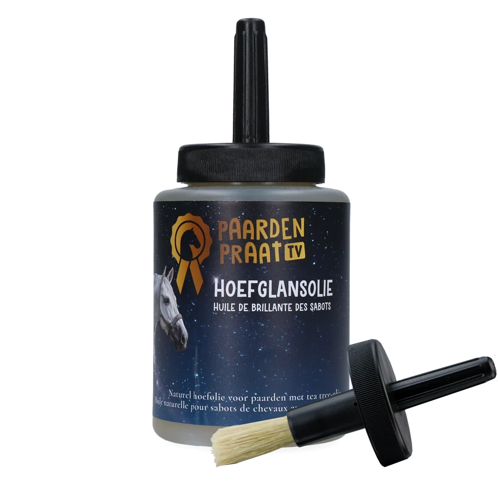 Ulei pentru copite cu ulei de arbore de ceai, 500 ml – Paardenpraat TV Hoefglansolie - imagine 1