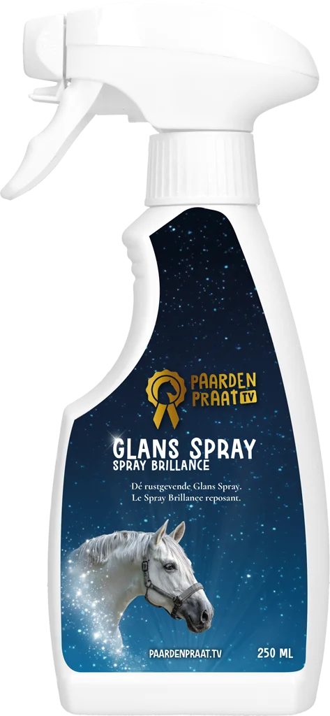 Spray lucios pentru coama și coada cailor, pentru descurcare, 250 ml – Paardenpraat TV Glans Spray - imagine 1