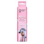 Perie pentru țesălat și spălat cai, roz M, 17,5 cm – Paardenpraat TV Grooming Brush