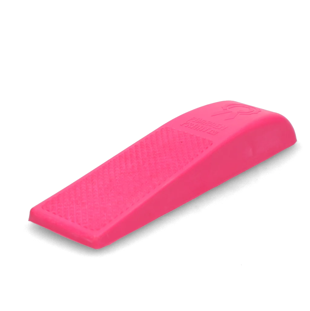 Perie pentru țesălat și spălat cai, roz M, 17,5 cm – Paardenpraat TV Grooming Brush - imagine 4