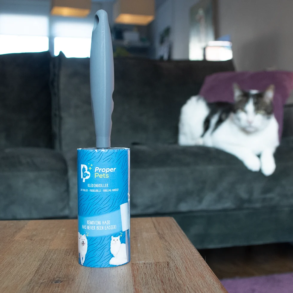 Rolă pentru scame cu 48 de foi adezive – Proper Pets - imagine 3