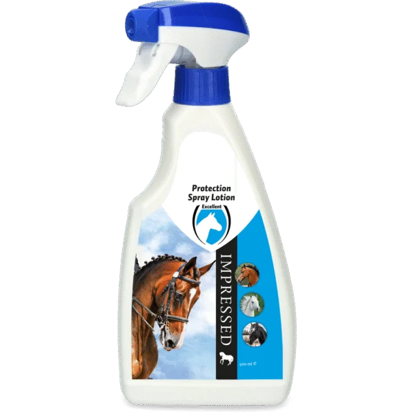 Spray pentru neutralizarea mirosurilor la cai, cu uleiuri esențiale, 500 ml – Excellent Horse Protection Spray Lotion