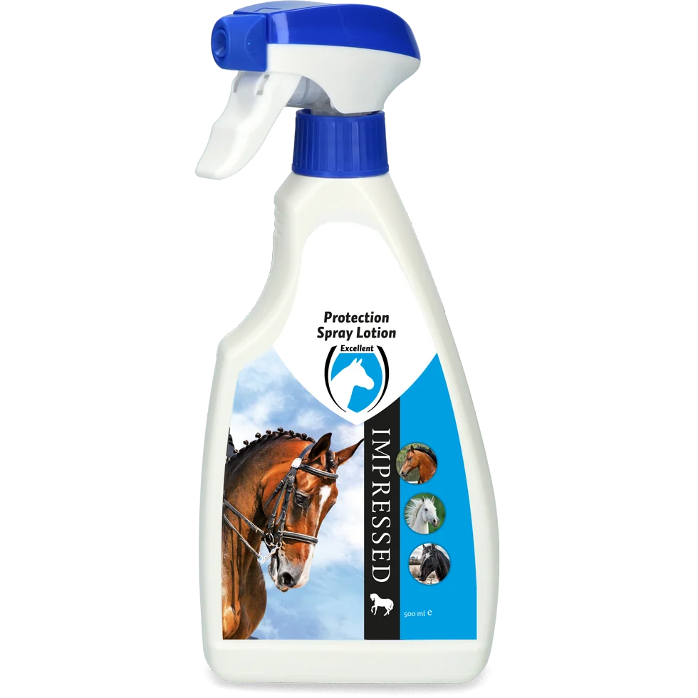 Spray pentru neutralizarea mirosurilor la cai, cu uleiuri esențiale, 500 ml – Excellent Horse Protection Spray Lotion - imagine 1