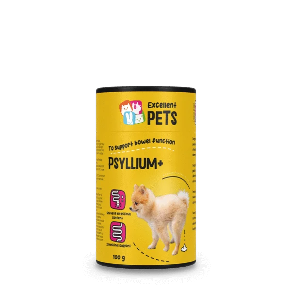 Fibre de psyllium pudră pentru câini, 100 g – Excellent Pets Dog Psyllium+
