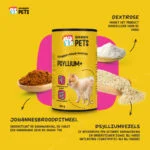 Fibre de psyllium pudră pentru câini, 100 g – Excellent Pets Dog Psyllium+ - imagine 5