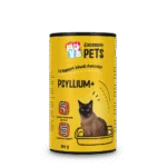 Pulbere de psyllium pentru pisici cu făină de roșcove, 100 g – Excellent Pets Cat Psyllium+