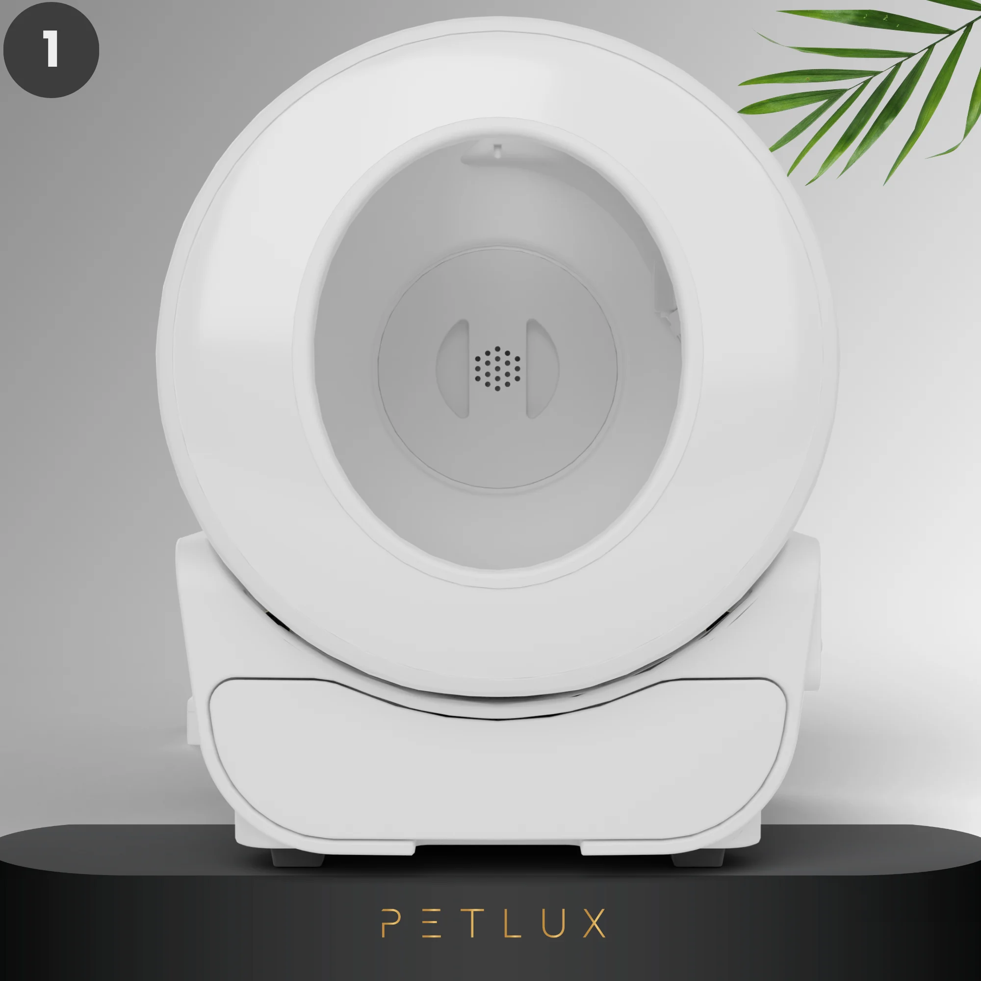 Litieră automată XXL cu control prin aplicație, albă – Petlux V3 XXL - imagine 3