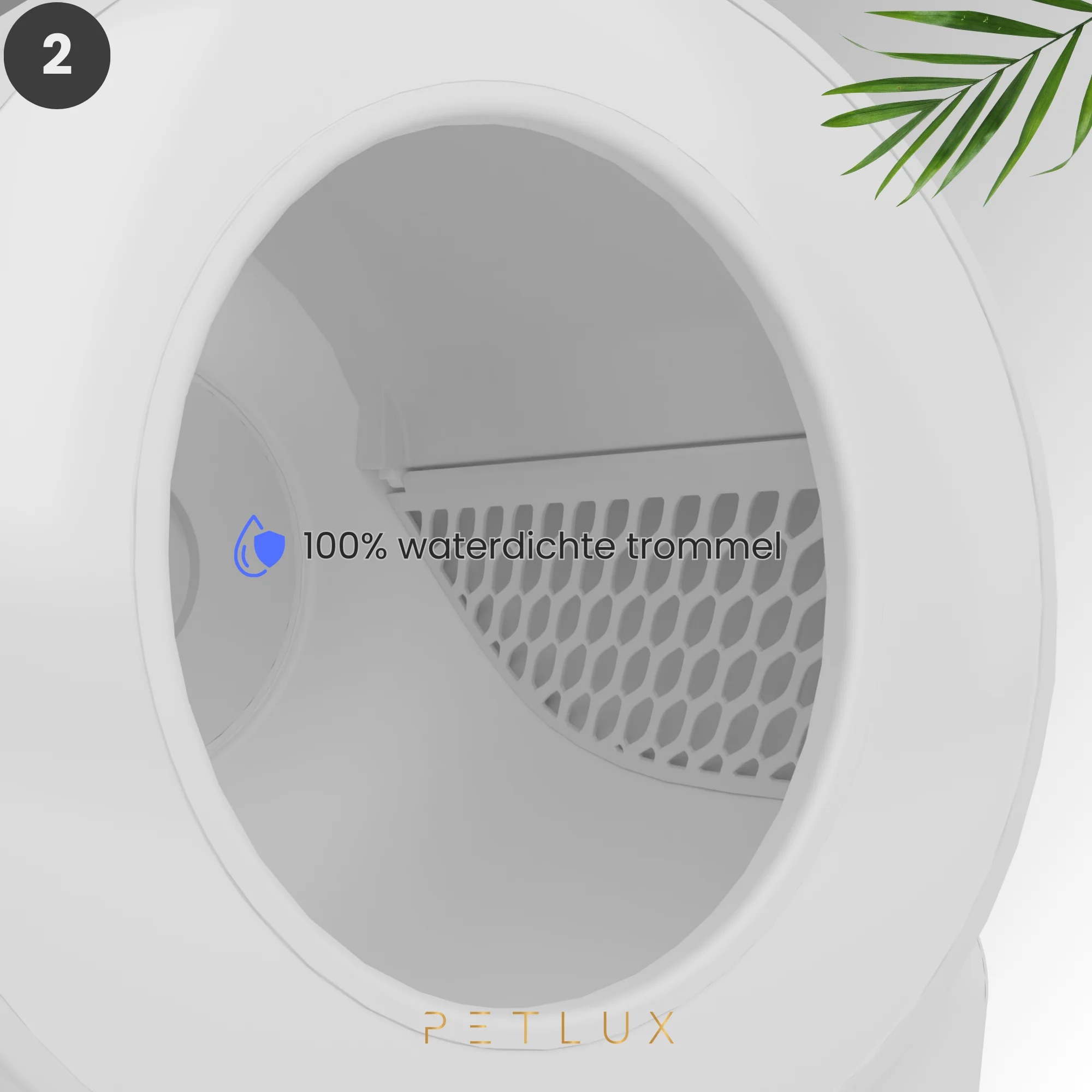 Litieră automată XXL cu control prin aplicație, albă – Petlux V3 XXL - imagine 4