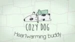 Jucărie de pluș pentru câini, în formă de iepure, cu bătăi ale inimii și săculeț care poate fi încălzit, Roz, 30 x 20 cm – Cozy Dog Bunny - imagine 2