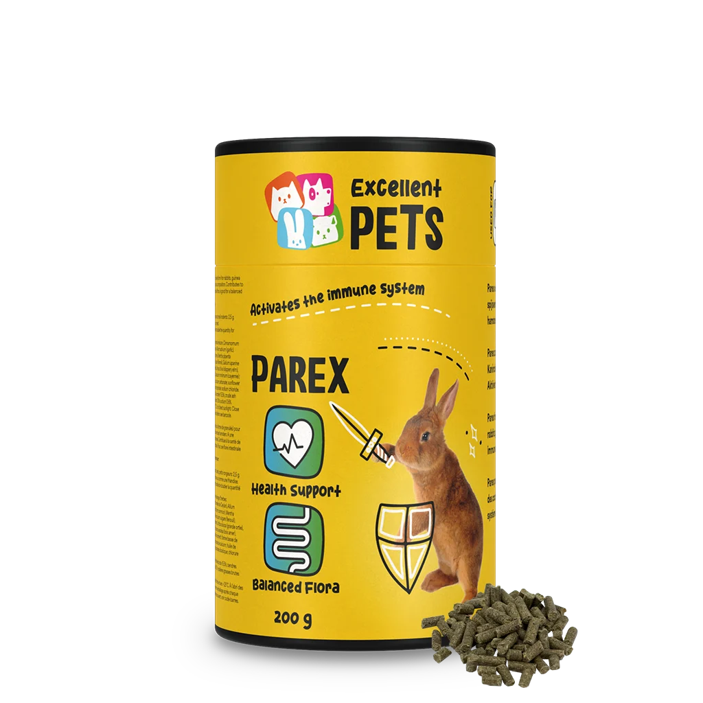 Hrană complementară pentru iepuri, sub formă de granule, 200 g – Excellent Pets Rabbit Parex - imagine 1