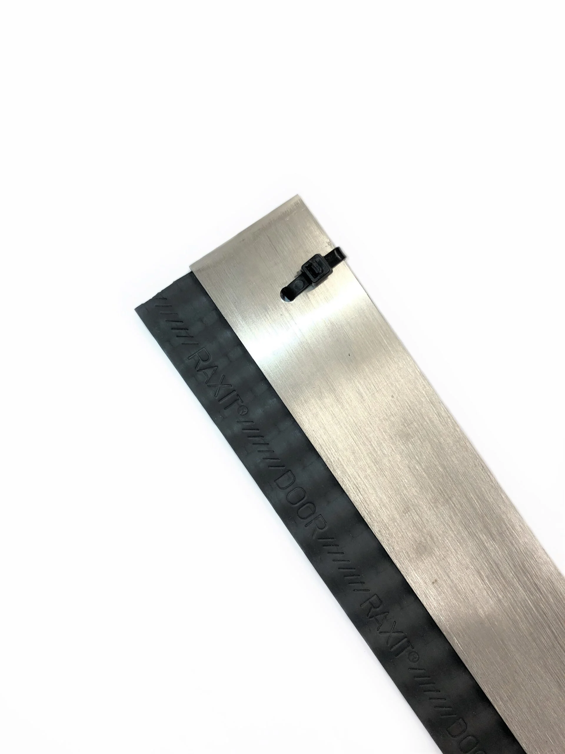 Profil de etanșare pentru ușă împotriva rozătoarelor, cu bandă de acoperire din inox, 1 m – Raxit Door Seal - imagine 1